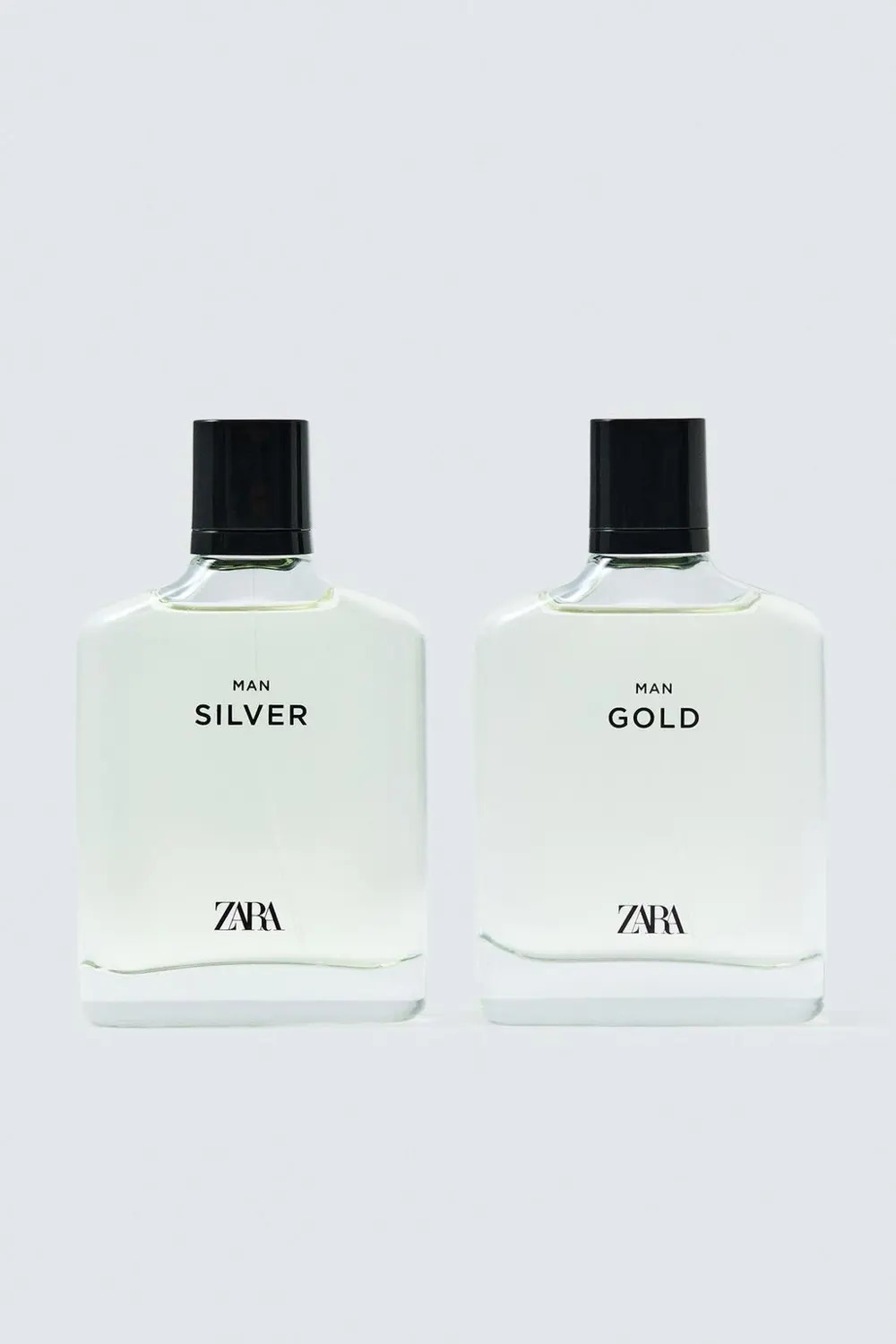 ZARA SILVER MAN GOLD EDT 2X100 ML (3.4 FL.OZ)