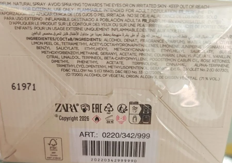 ZARA TENDER AMBER INTENSE EDP 100 ML (3.38 FL. OZ) Fiyatı, Yorumları ve Özellikleri
