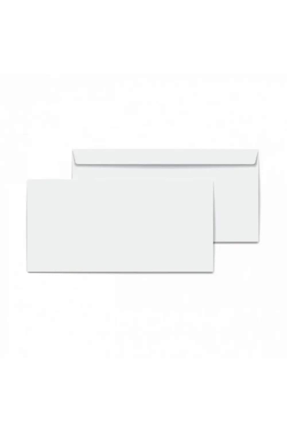 Zarf Diplomat 105x240mm. 110gr. Beyaz Silikonlu 500'lü