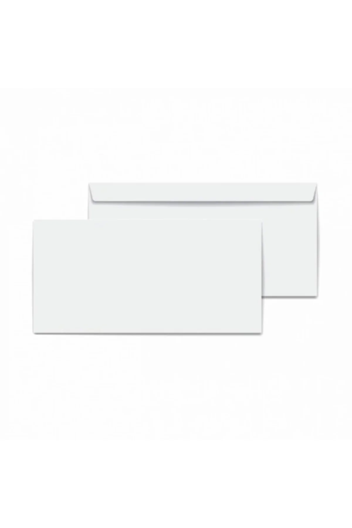 Zarf Diplomat 105x240mm. 110gr. Beyaz Silikonlu 500'lü