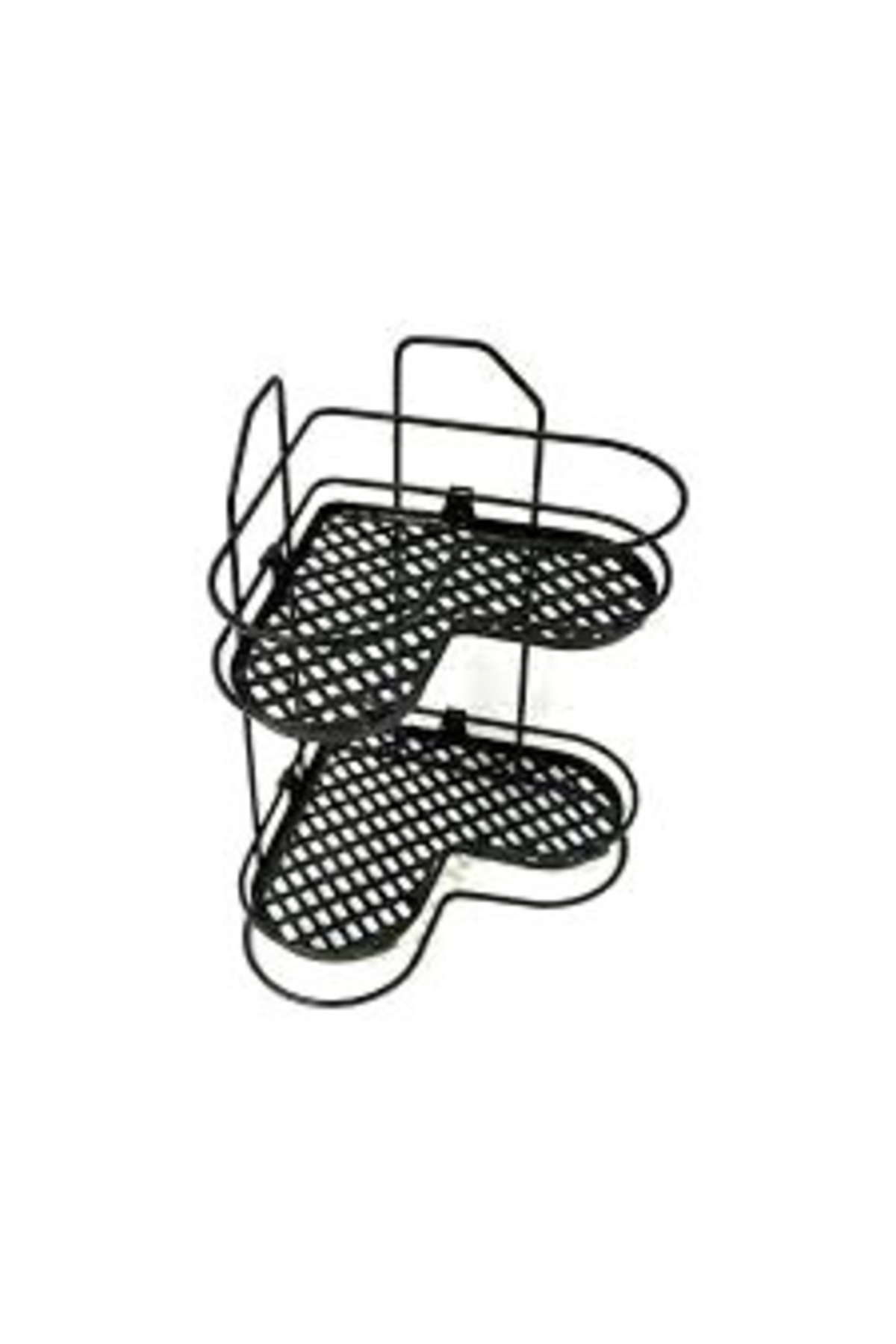 Ok Aksesuar Zarif 2Li Köşelk Siyah Beyaz Krom Go50606684070