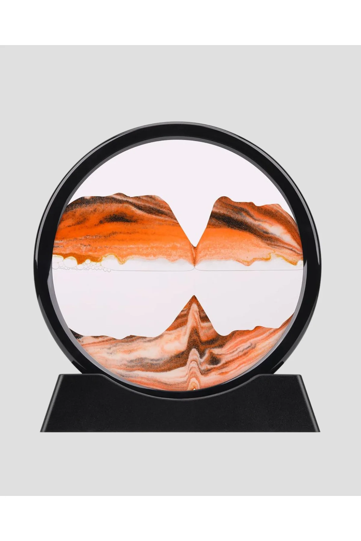 Zarif Cam Kum Saati – Ofis, Ev ve Raf Dekoru için Estetik Tasarım