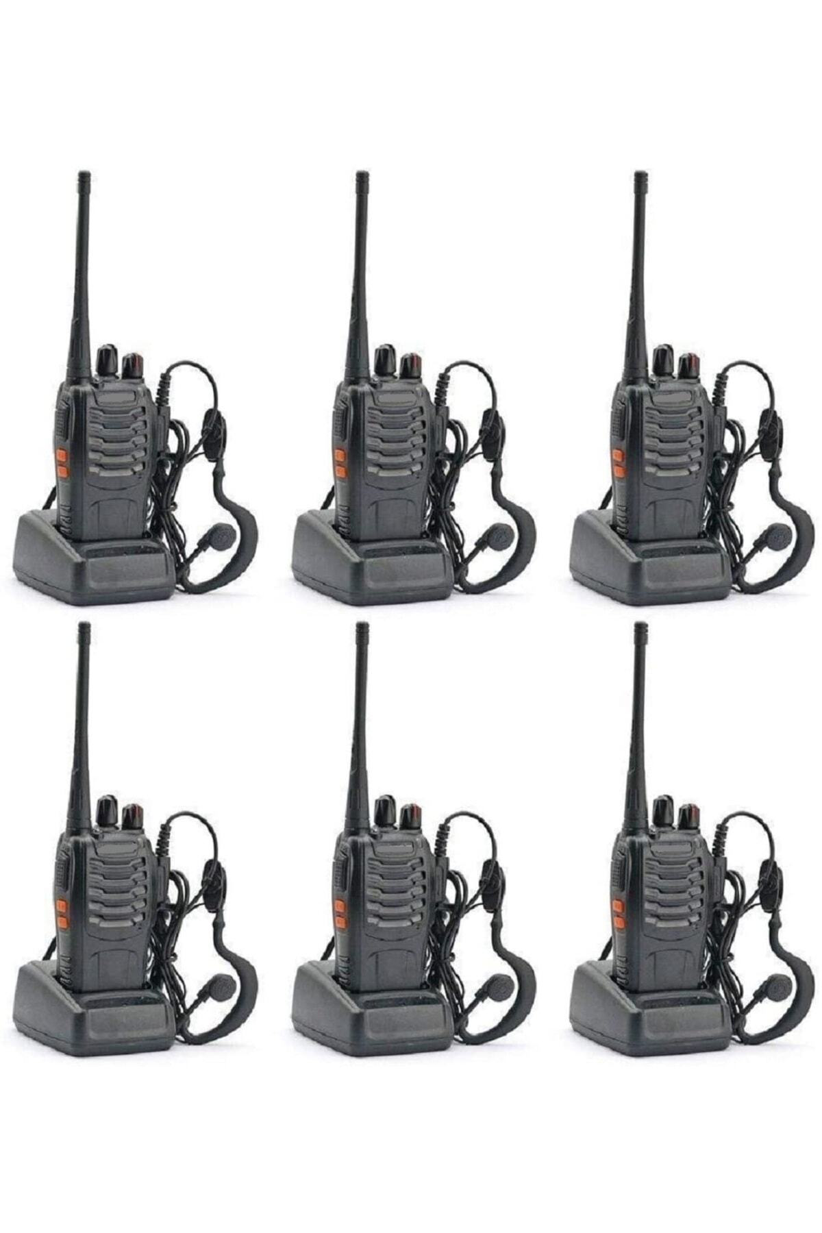 Zastone Baofeng 6 Adet Güvenlik Telsiz Seti 3 Çift El Telsizi
