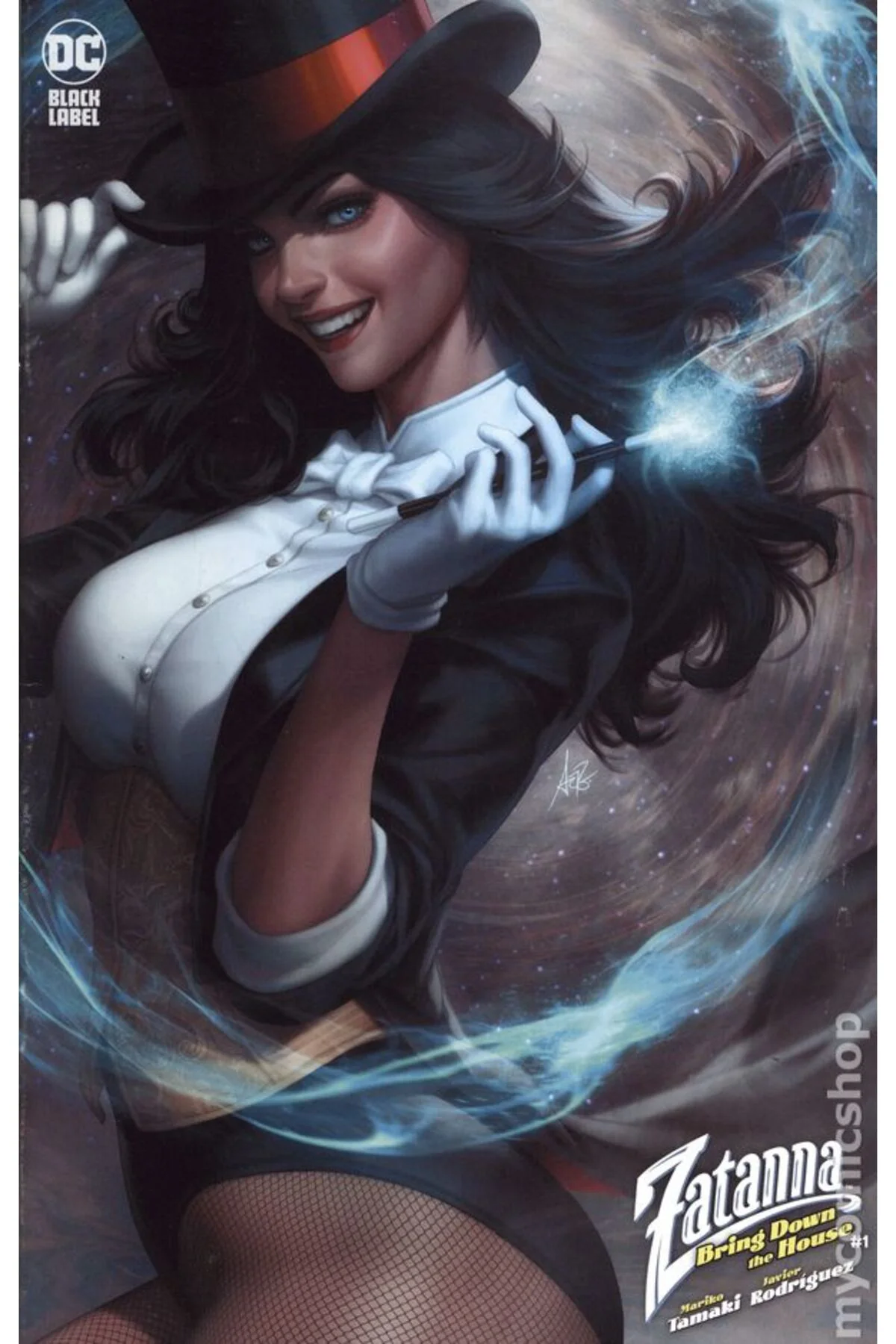 Zatanna Bring Down the House #1B (ingilizce) Cover by Artgerm