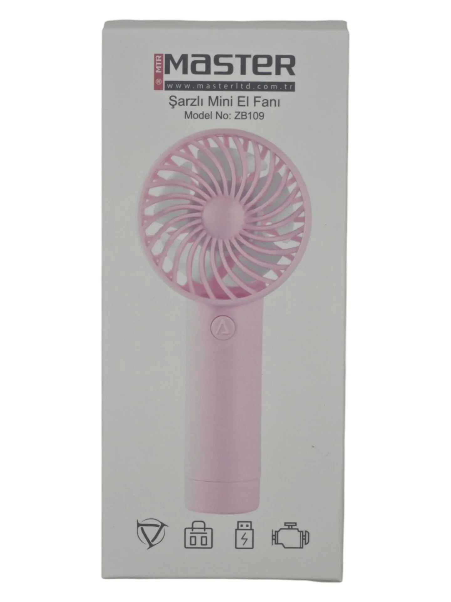 ZB109   Master Şarjlı Mini Fan - El Vantilatörü