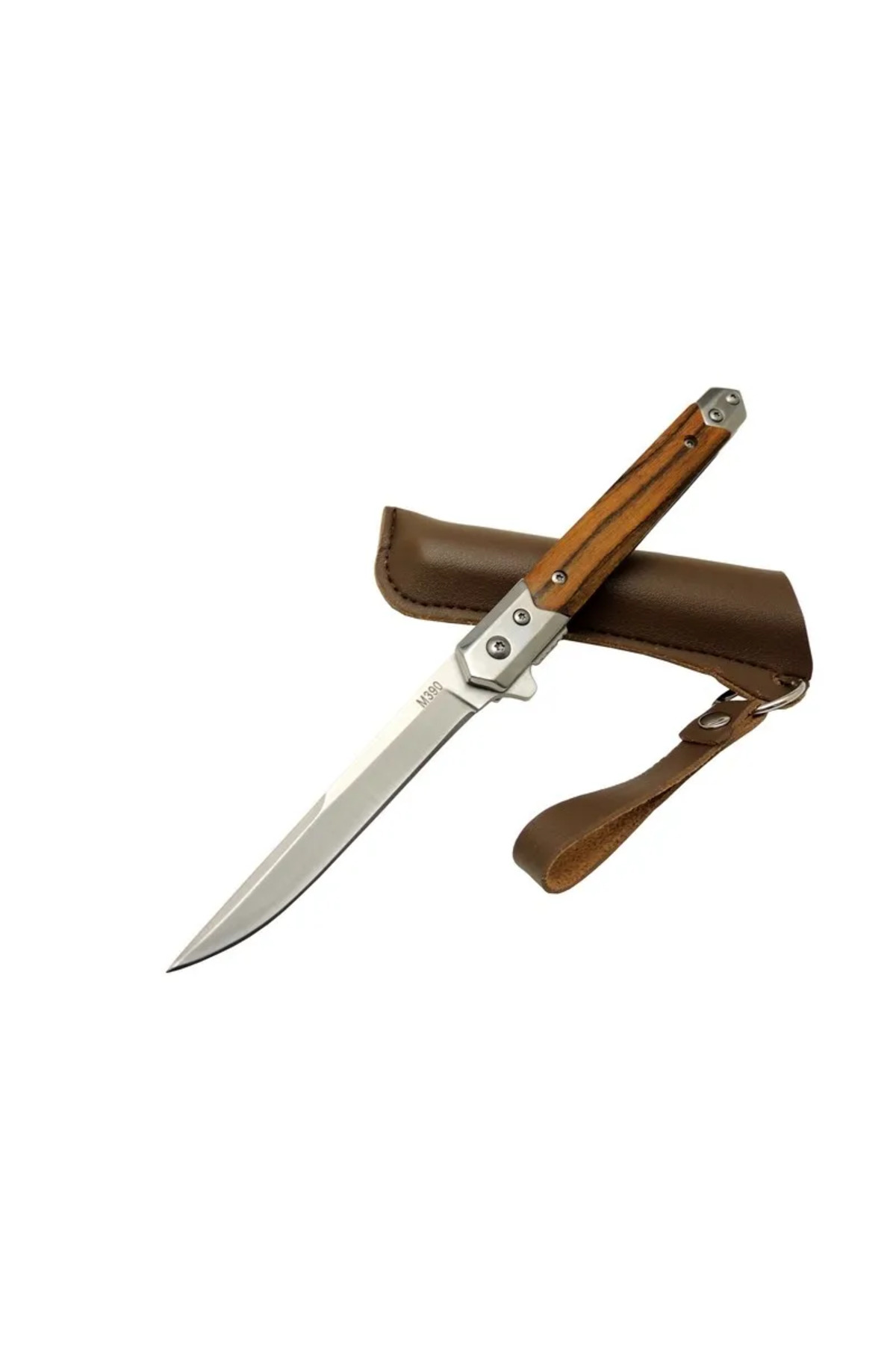 Arihediyelik Zbr M390 1-37 Kahverengi Kamp Çakısı 21Cm - Manuel, Ahşap Sap, Kı