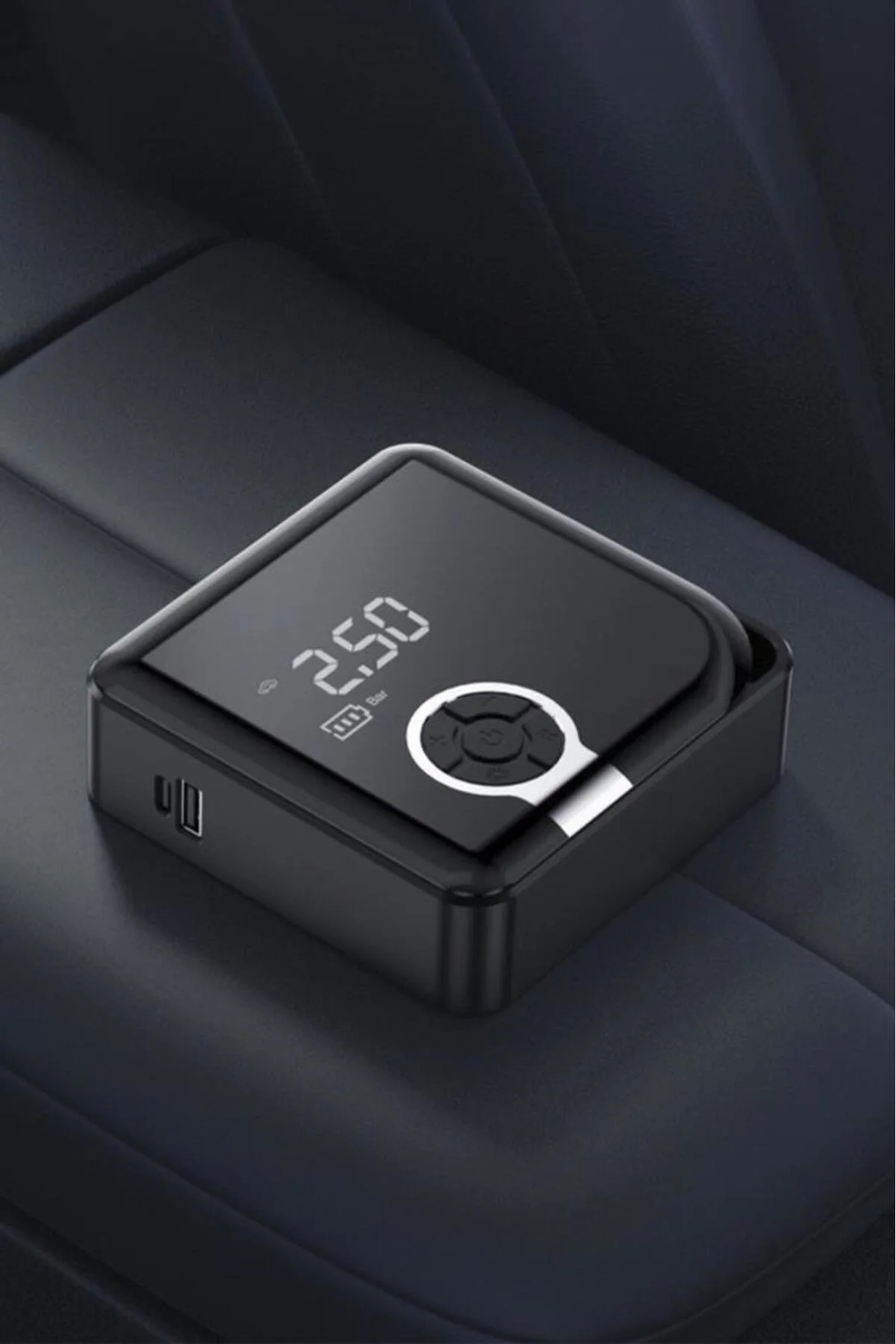 ZC-001 Taşınabilir Akıllı Dijital Ekranlı Araç Hava Kompresörü Si