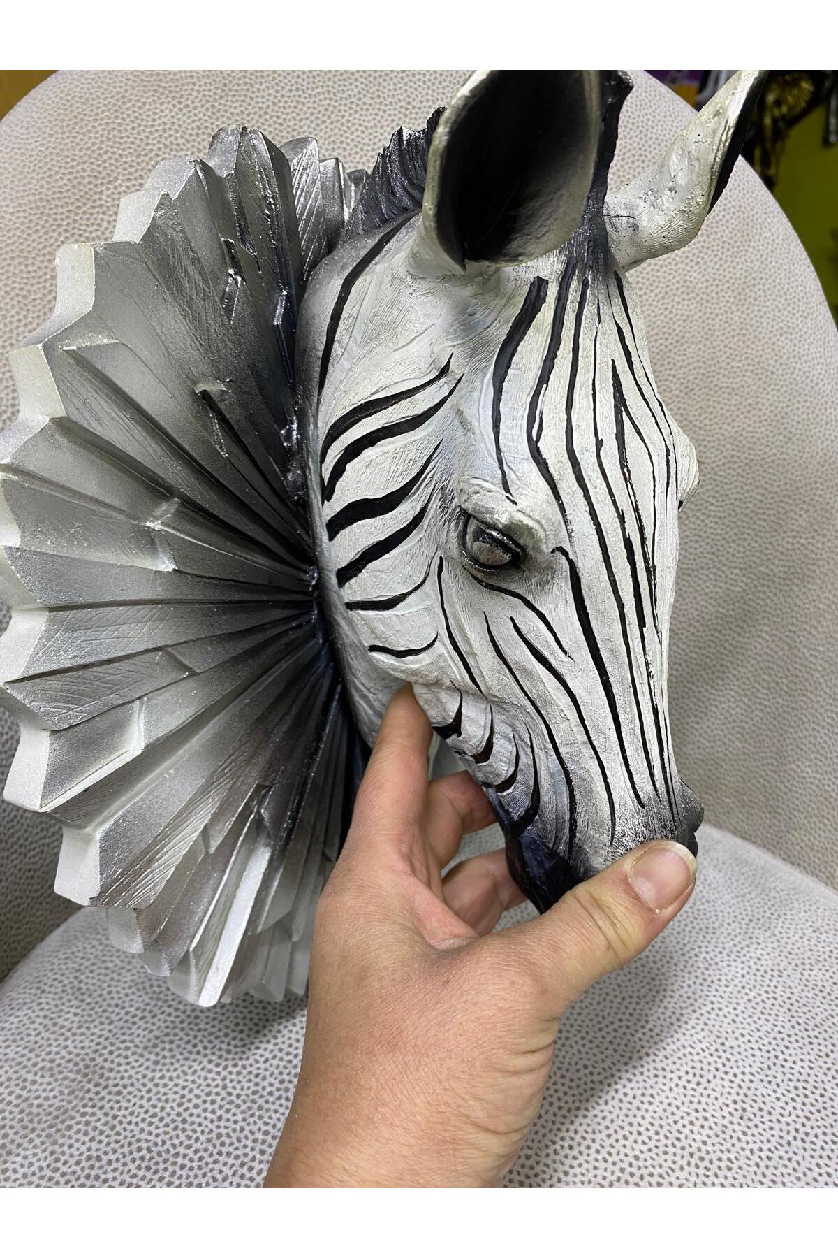 Elif Aksesuar Zebra 3 Boyutlu Duvar Dekoru