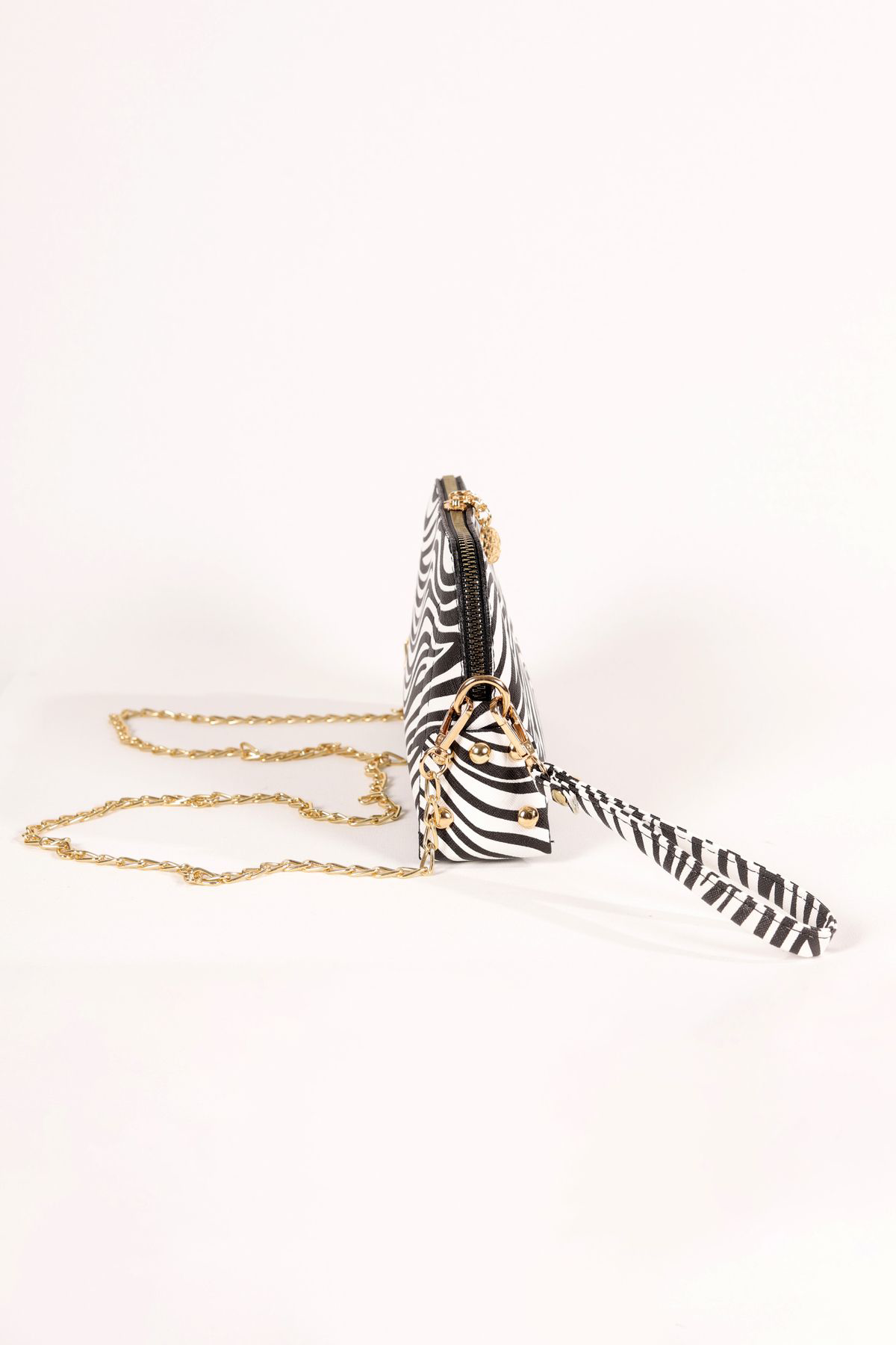 Zebra Desenli El Çantası Seti