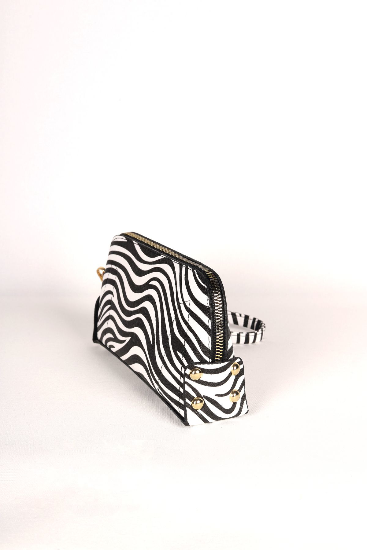 Zebra Desenli El Çantası Seti
