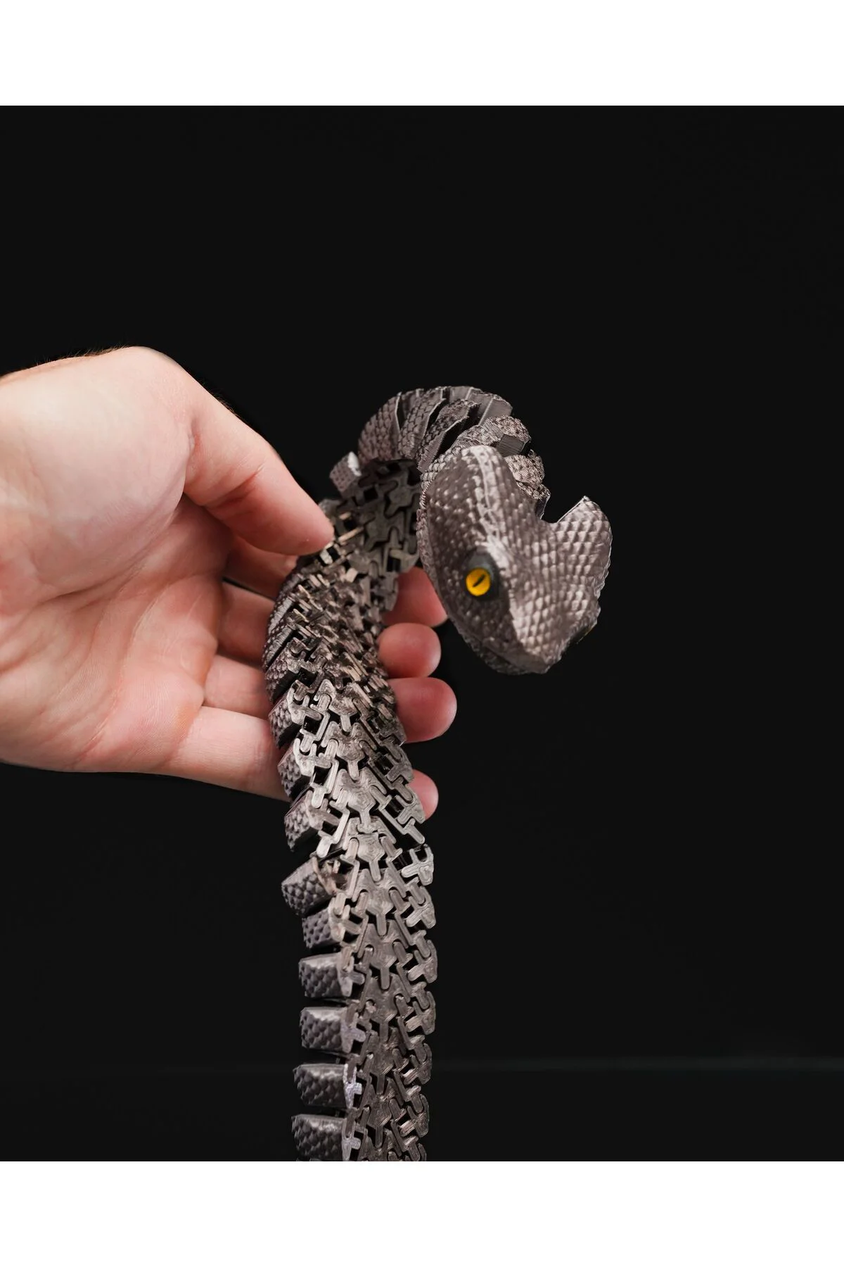 Zehirli Yılan Hareketli Oyuncak Yılan Dev Boy 38CM