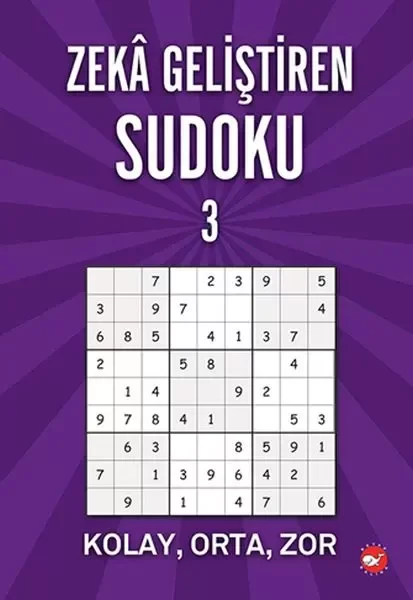 Zeka Geliştiren Sudoku 3 - Kolay - Orta - Zor Fiyatı, Yorumları ve Özellikleri