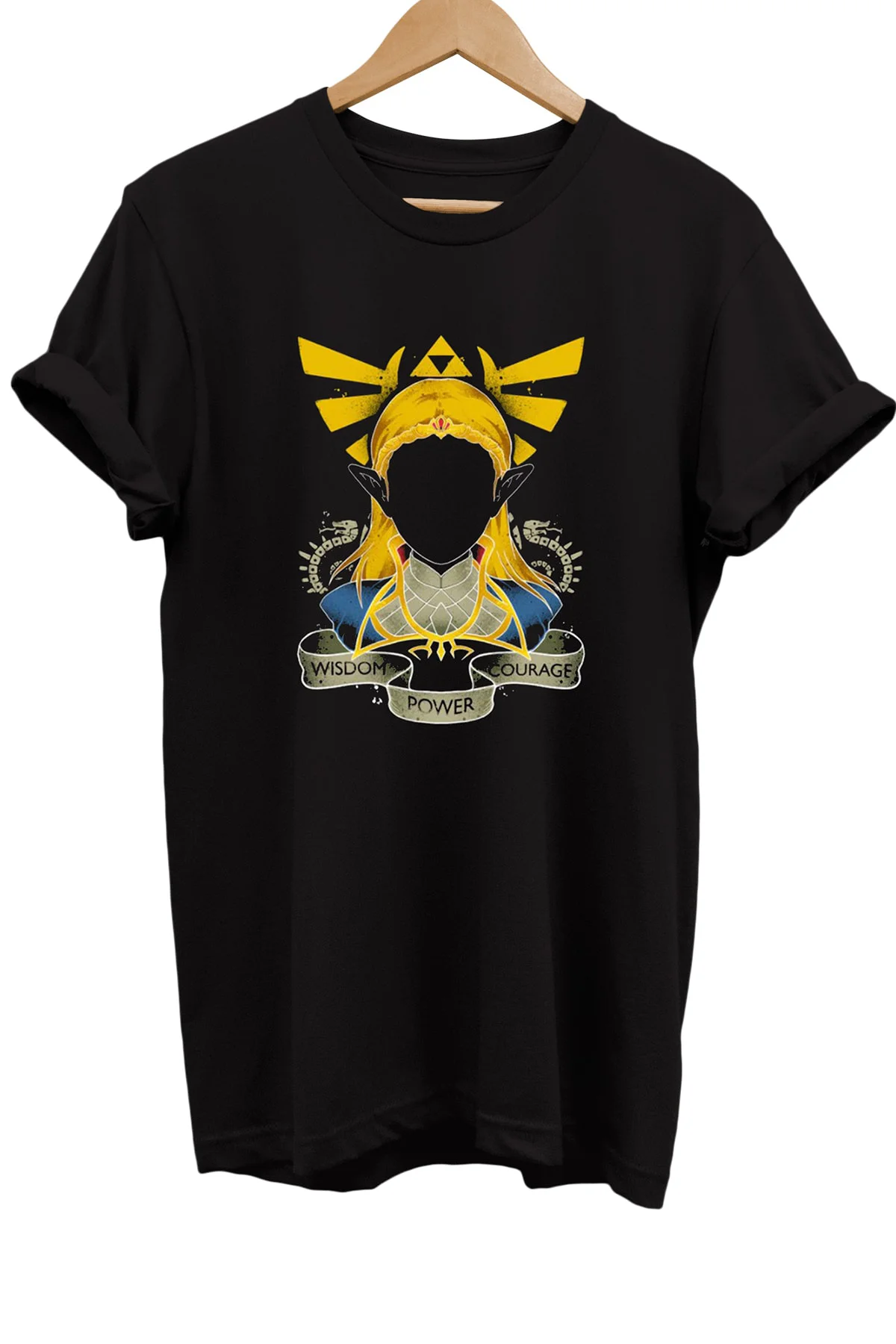 Zelda Baskılı%100 Pamuk Oversize T-shirt Büyük Beden Tişört