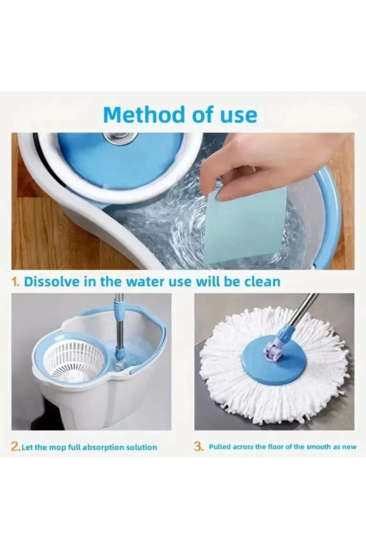 Zemin Temizleme Tabletleri, Çoklu Etkili Zemin Temizleyici