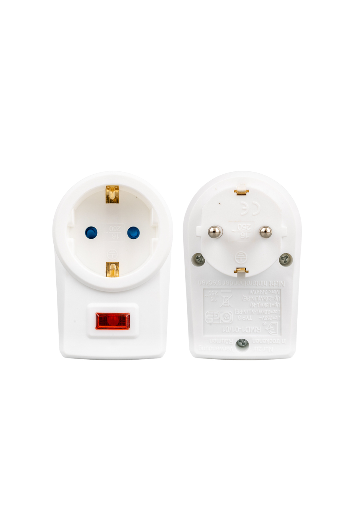 Zemshop 250 Volt 16 Amper Tekli Akım Korumalı Priz Yıldırım Düşme