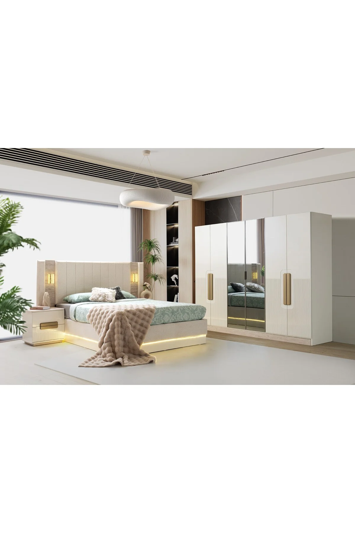 ZEN MDF BAZALI YATAK ODASI TAKIMI Fiyatı, Yorumları ve Özellikleri
