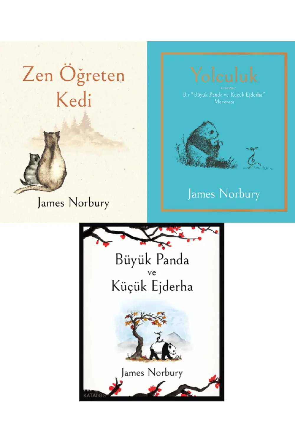 Zen Öğreten Kedi + Yolculuk + Büyük Panda ve Küçük Ejderha 3 Kita