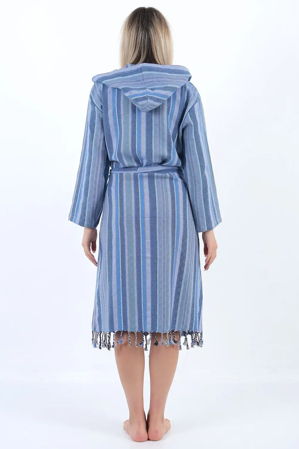 Zena Peştemal Bornoz Mor