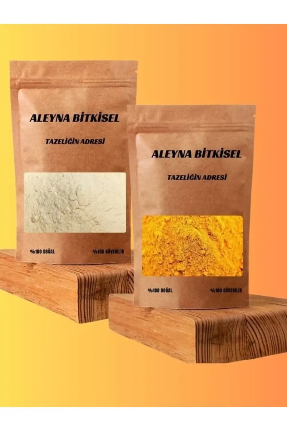 Aleyna Bitkisel Zencefil 100 G + Zerdeçal 100 G