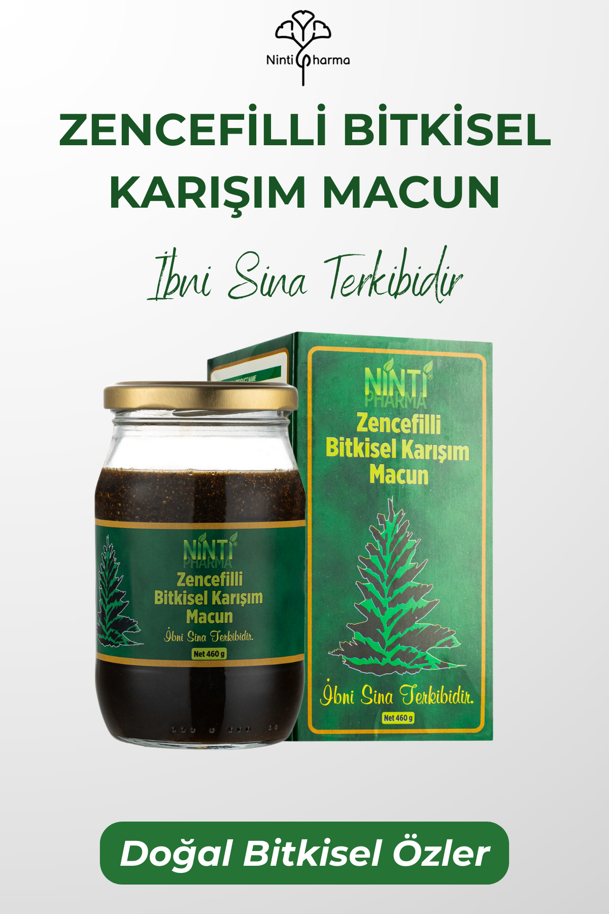 Zencefilli Ballı Bitkisel Karışımlı Macun, Ibni Sina Terkibi Zeng