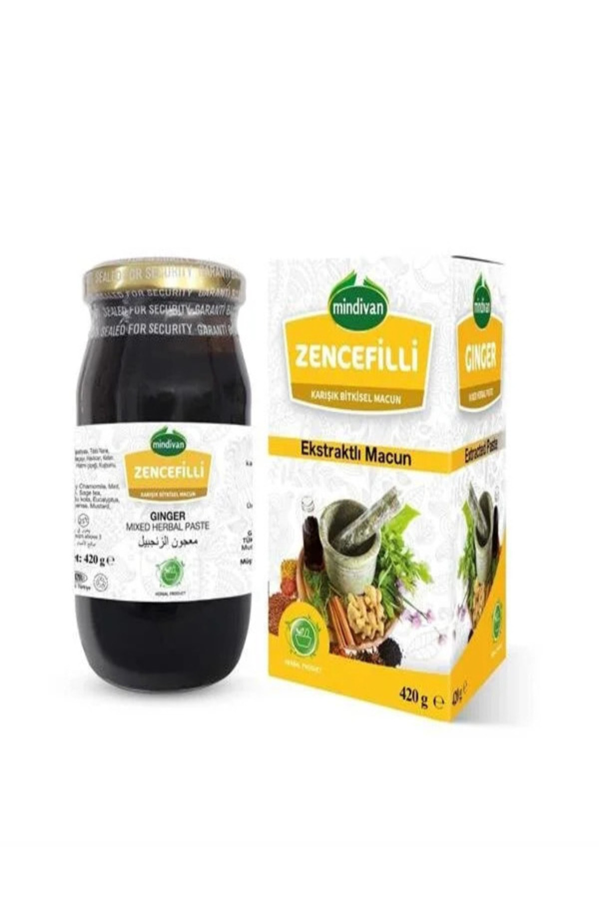 Zencefilli Karışık Bitkisel Macun 420 Gr