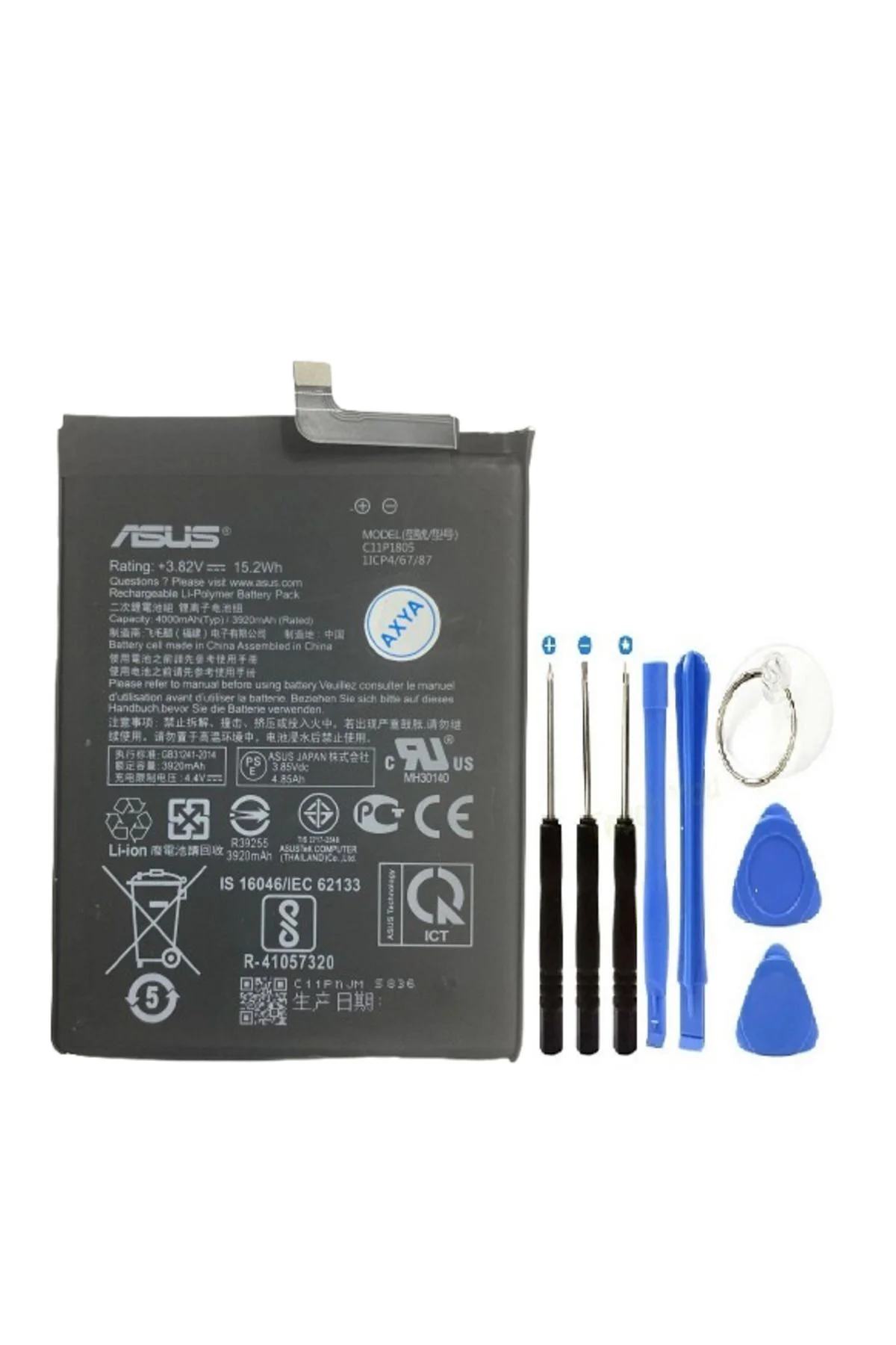 Zenfone Max M2 ZB633KL Pil Batarya 4000 mAh + Tamir Set