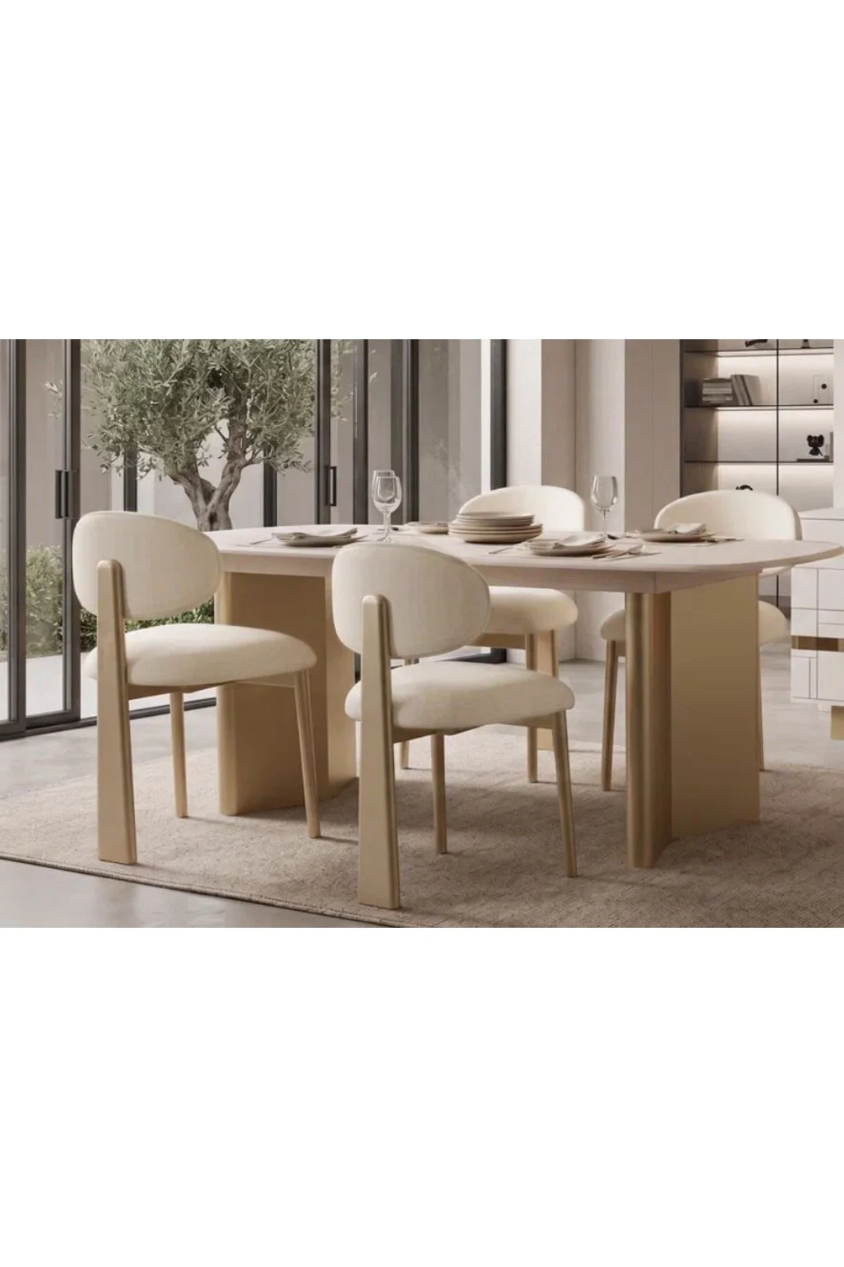 ZENİT AÇILIR MDF YEMEK MASASI+6 SANDALYE ZENİT AÇILIR MDF YEMEK MASASI+6 SANDALYE
