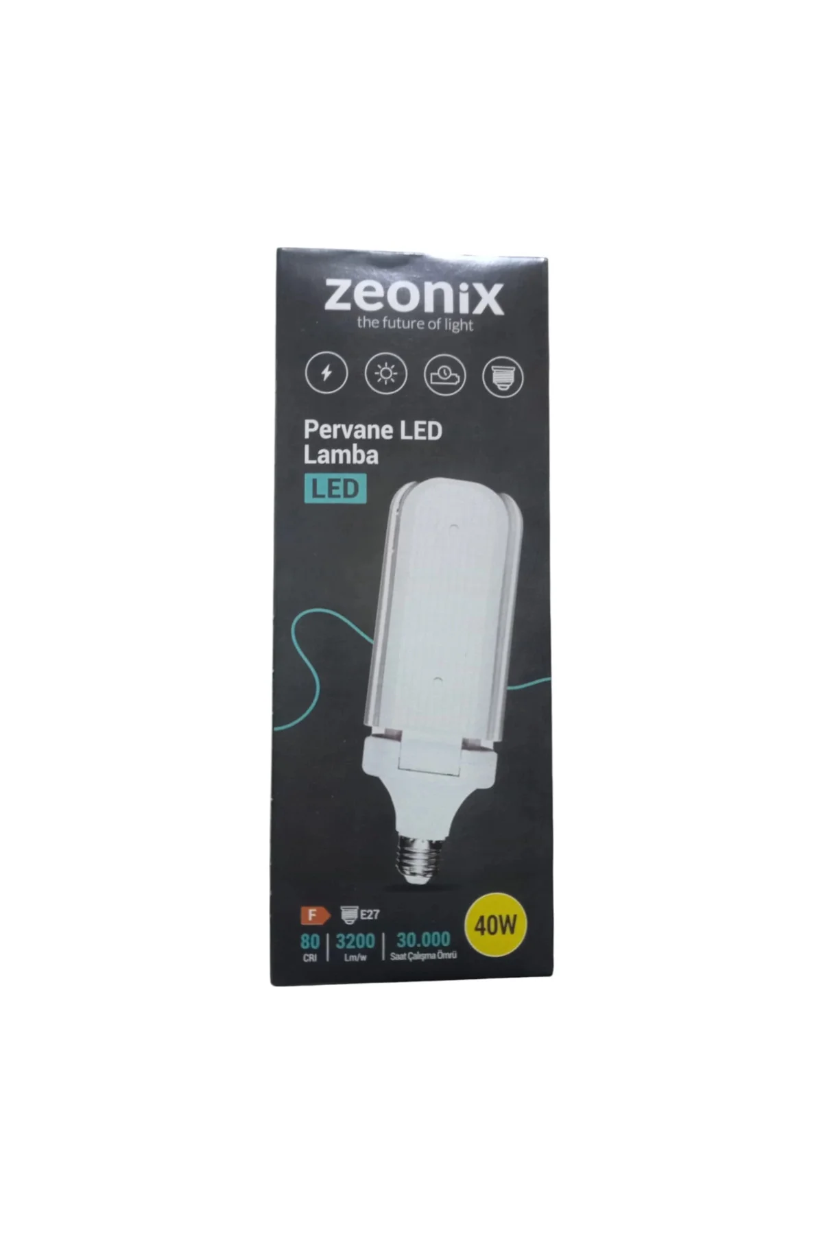 Zeonix 40W 3 Kanatlı Pervane Ampul - Görsel 3