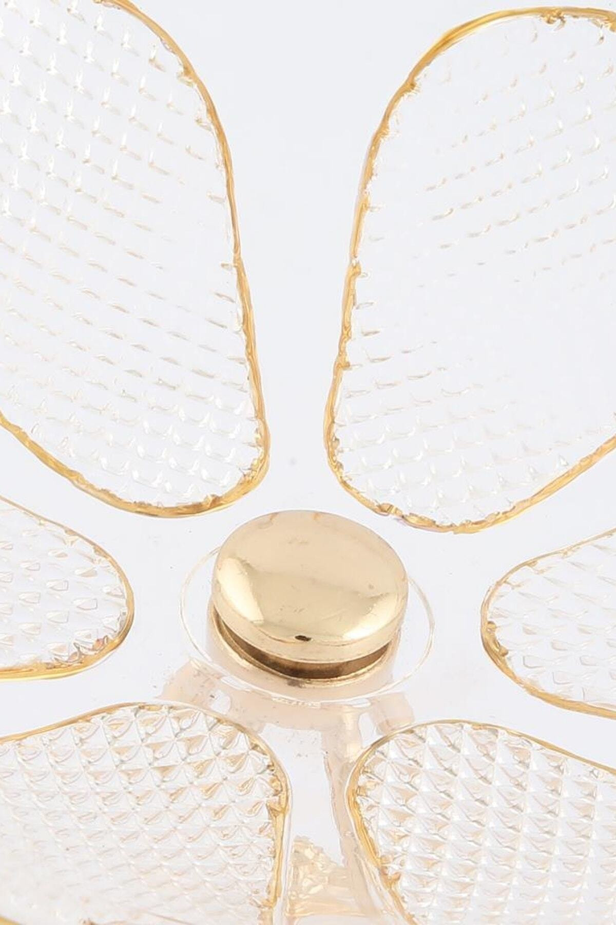 Vitale Zerah Gold Metal Ayaklı Kase Büyük Boy