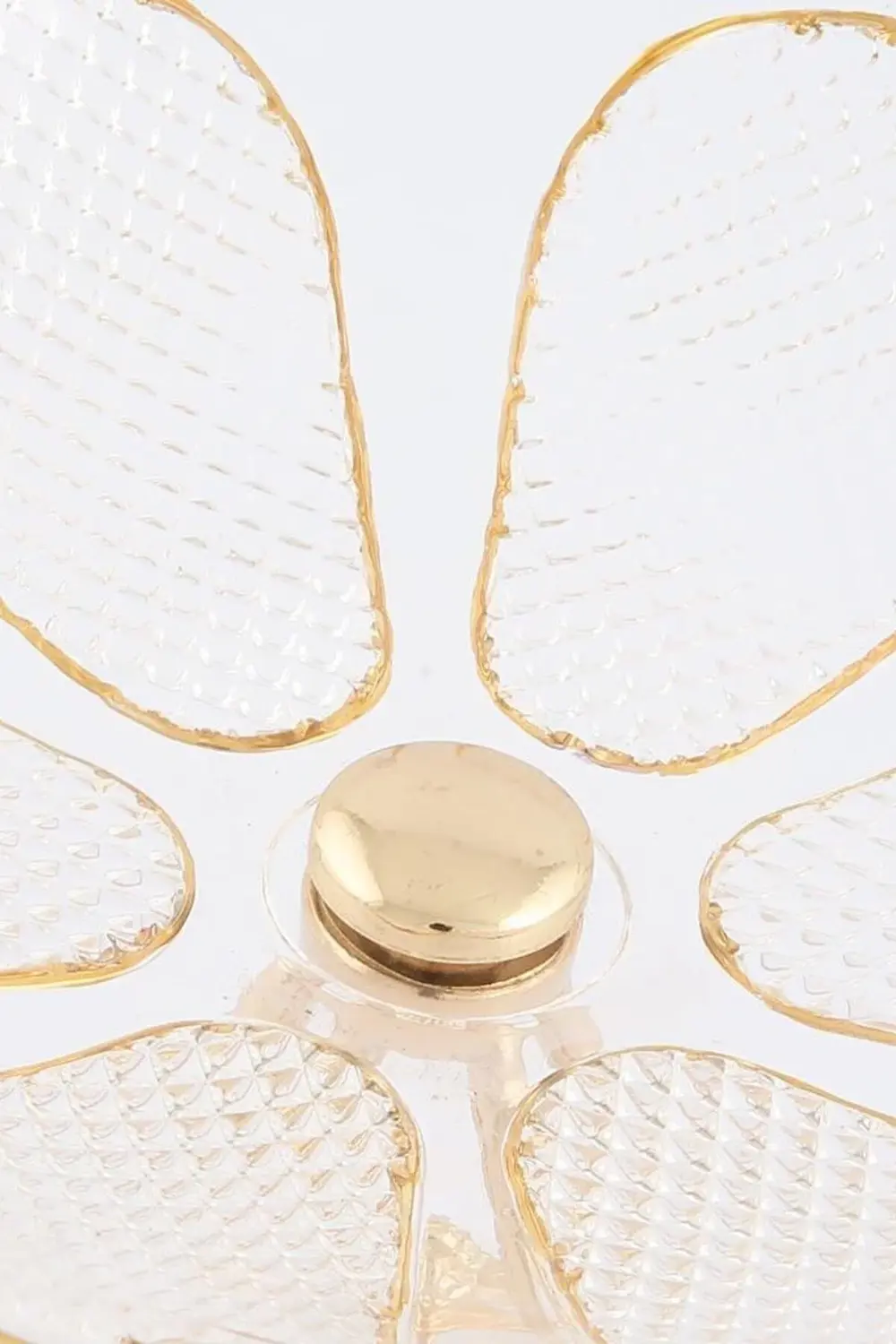 Zerah Gold Metal Ayaklı Kase Büyük Boy