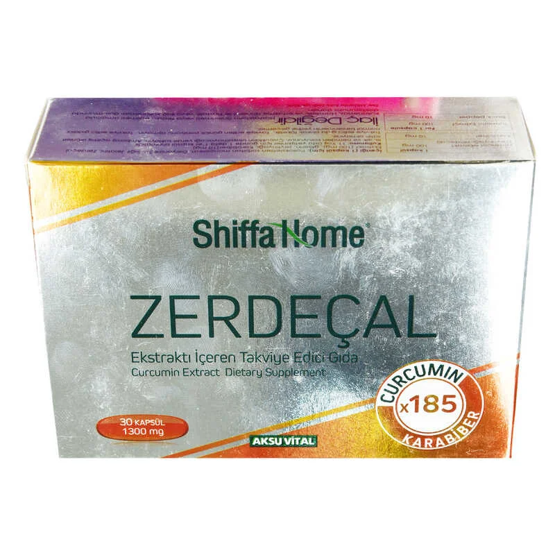 Zerdeçal Ekstraktı 1300mg – 30 Yumuşak Kapsül | Doğal Bağışıklık Desteği
