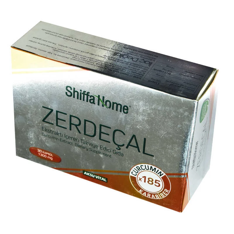 Zerdeçal Ekstraktı 1300mg – 30 Yumuşak Kapsül | Doğal Bağışıklık Desteği