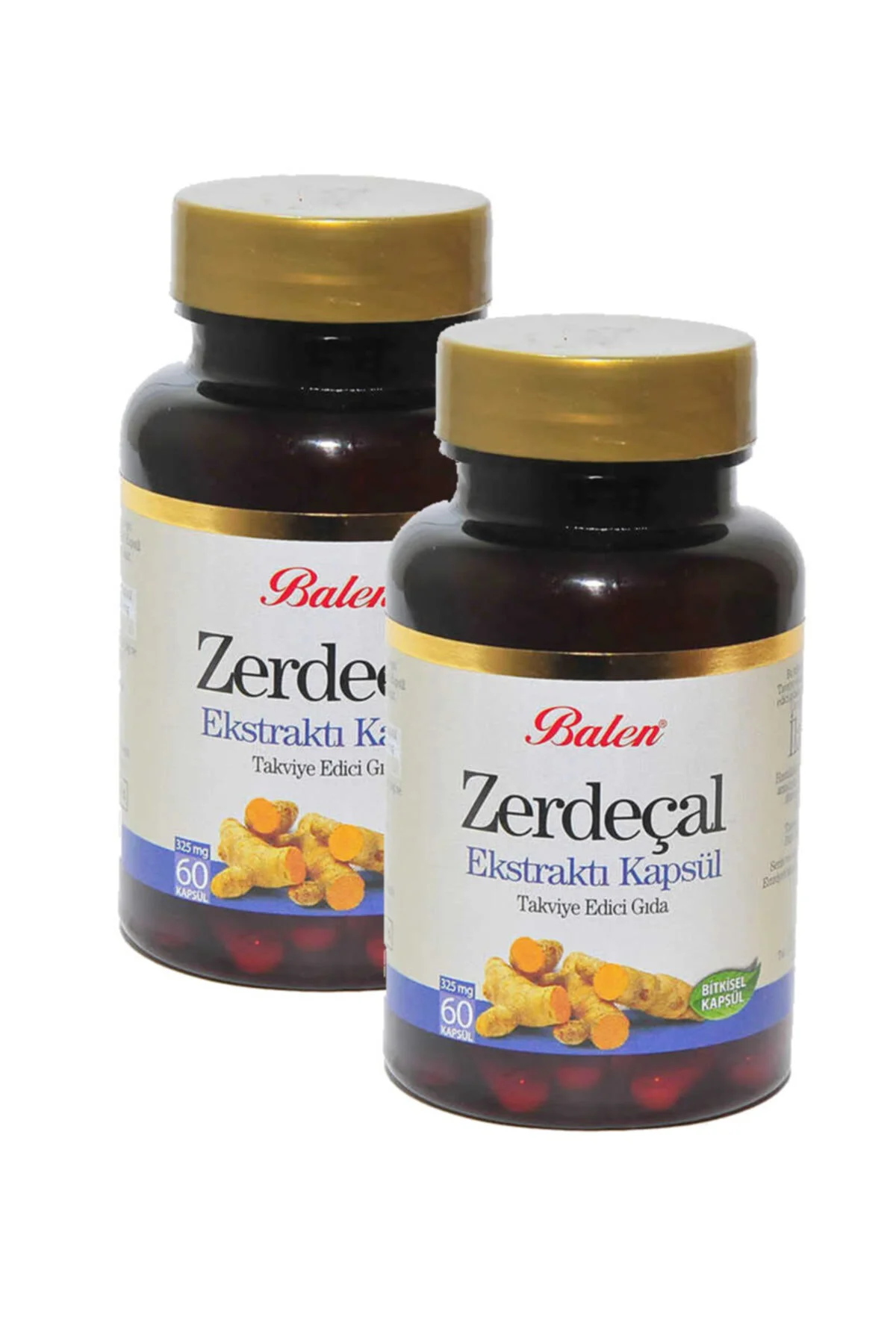 Zerdeçal Ekstraktı 60 Kapsül - 325 Mg - 2 Adet