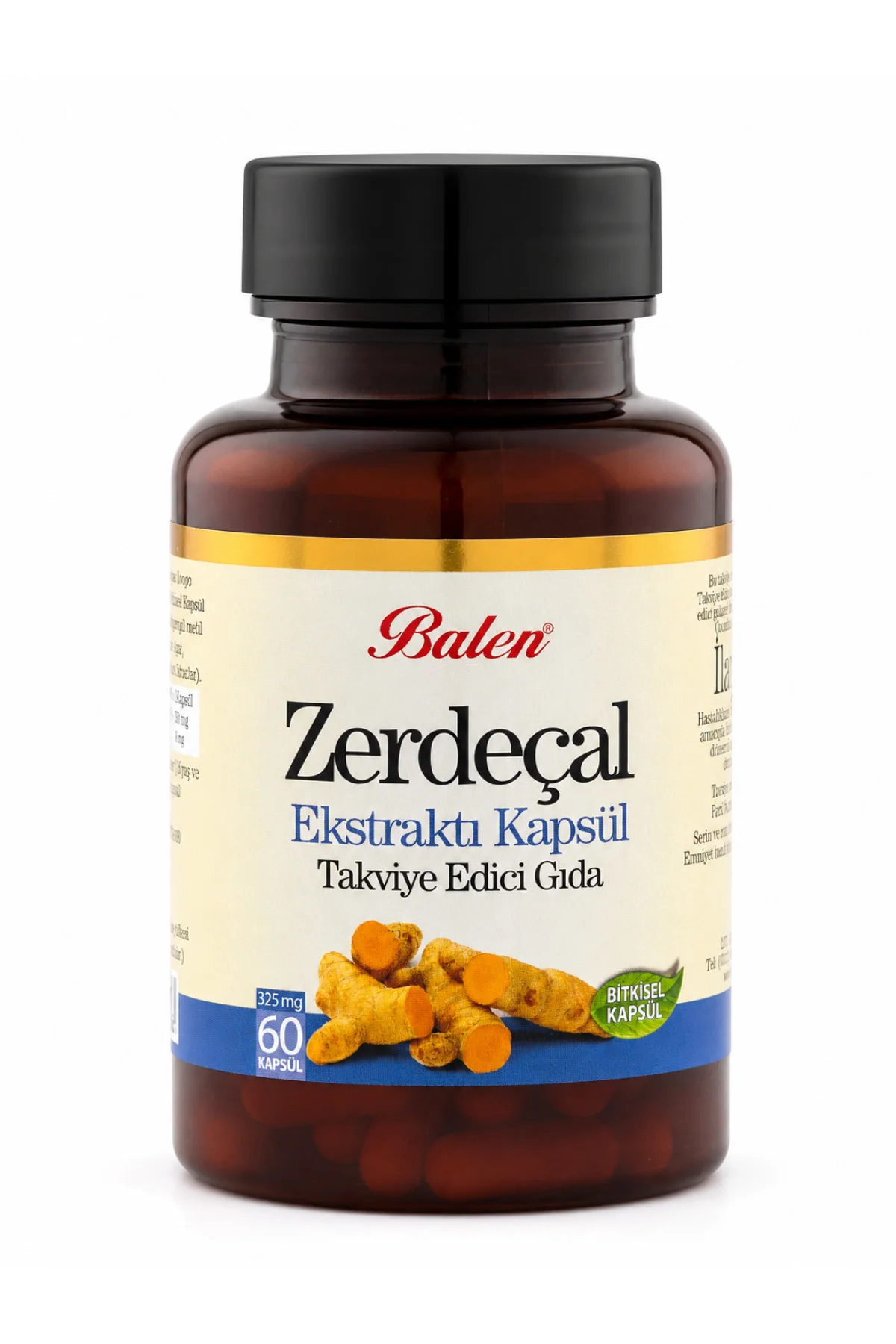 Zerdeçal Ekstraktı Kapsül 250 Mg 60 Kapsül