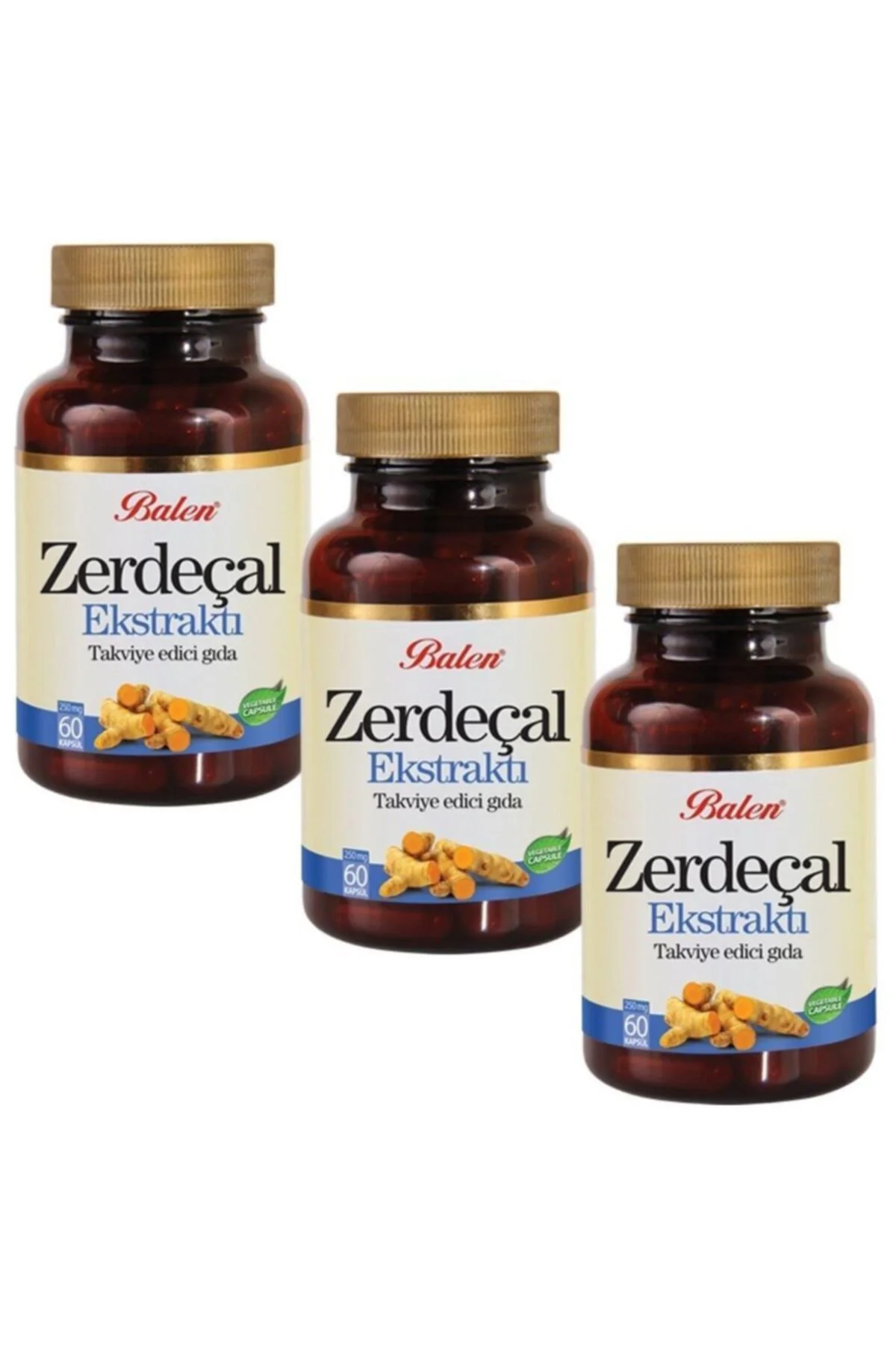 Zerdeçal Ekstraktı Kapsül 325mg*60 3 Adet