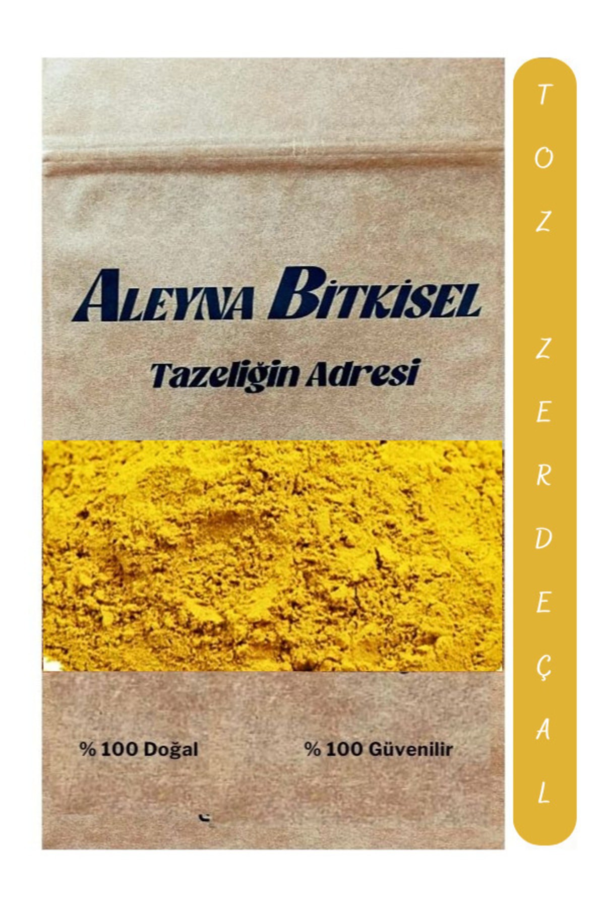 Aleyna Bitkisel Zerdeçal Toz 100 G