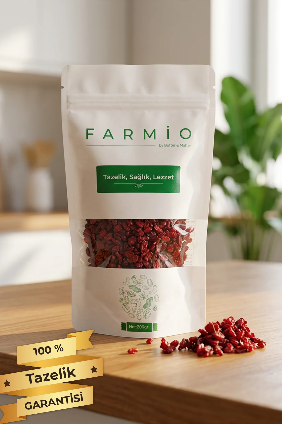 Zereşk Üzümü (Barberry) 200gr – Zereshk İran Üzümü – Doğal ve Kat