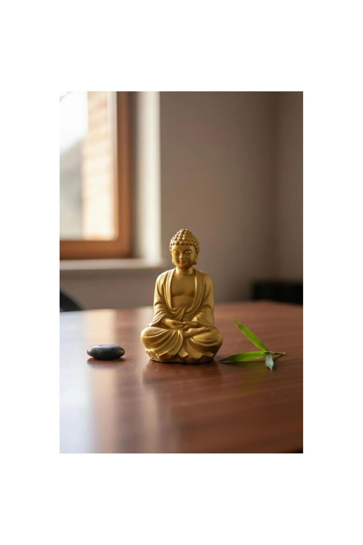ZEROXO Meditasyon Yapan Buda Heykeli – Zen Bahçesi ve Yoga Köşesi