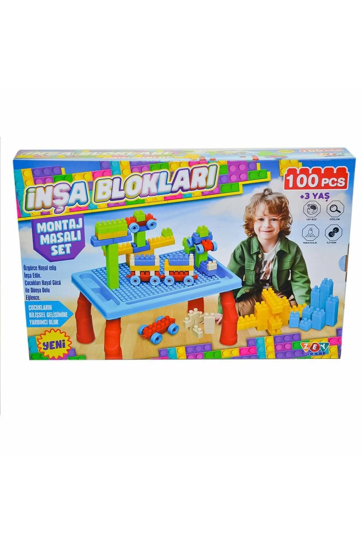Zey2031 İnşa Blokları Erkek Seti- Zey Toys