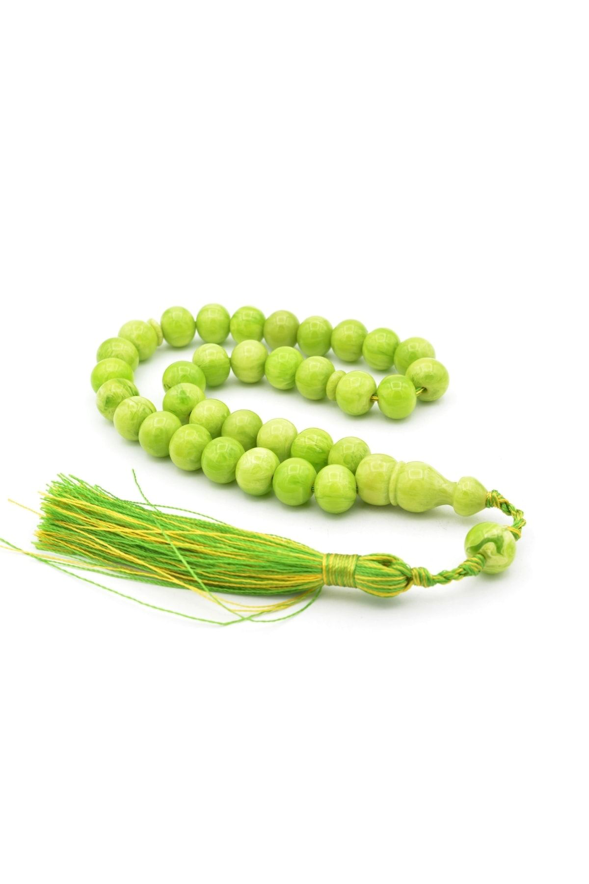 Zeyn Usta Işi Küre Model Yeşil Katalin Tesbih 015