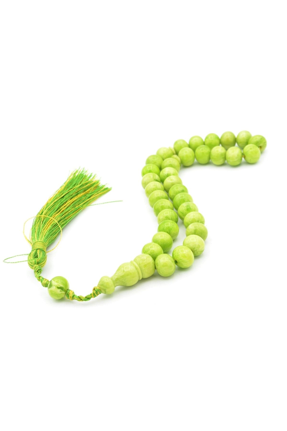 Zeyn Usta Işi Küre Model Yeşil Katalin Tesbih 015