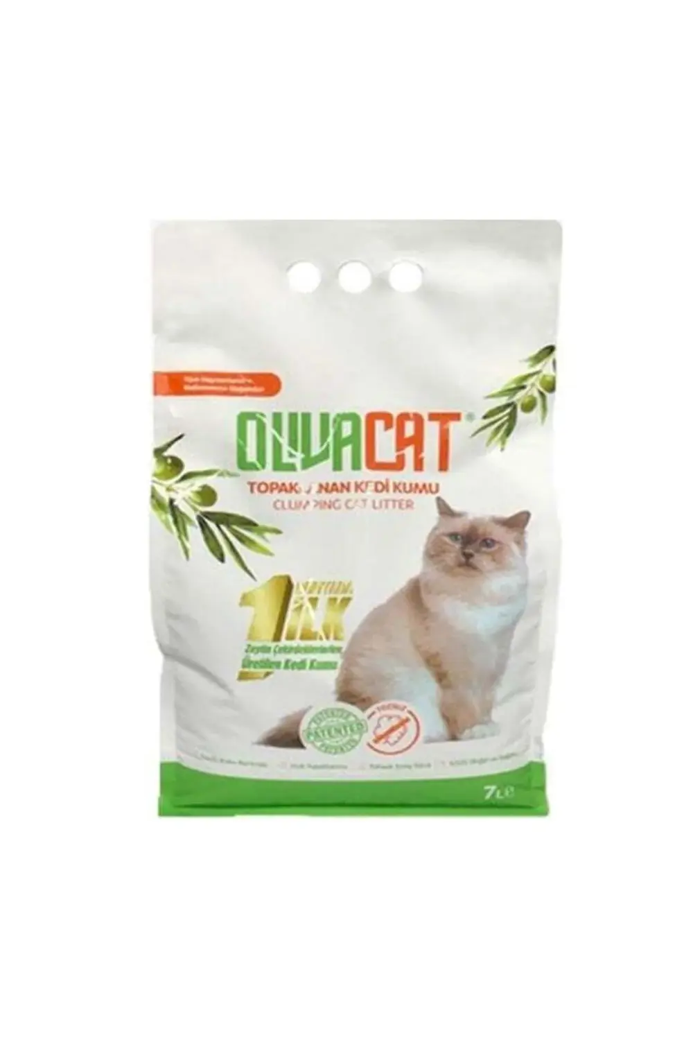 Zeytin Çekirdeğinden Üretilen Kokusuz Toz Bırakmayan Topaklanan K