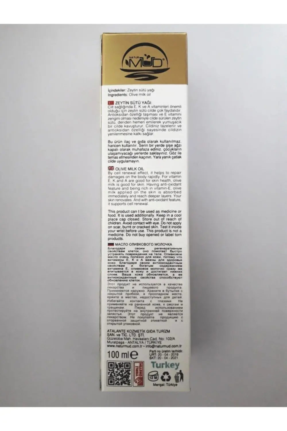 Zeytin Sütü Bakım Yağı 100 Ml Sprey Başlıklı