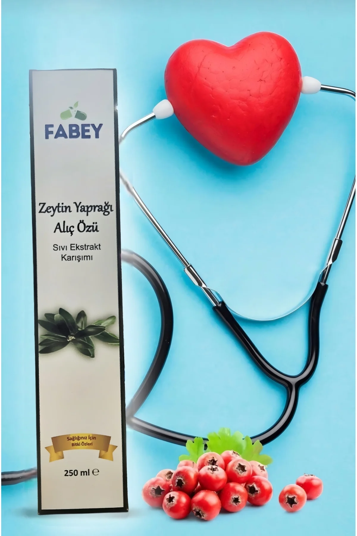 Zeytin Yaprağı & Alıç Özü Sıvı Ekstrakt Karışımı 250ml x2 Adet