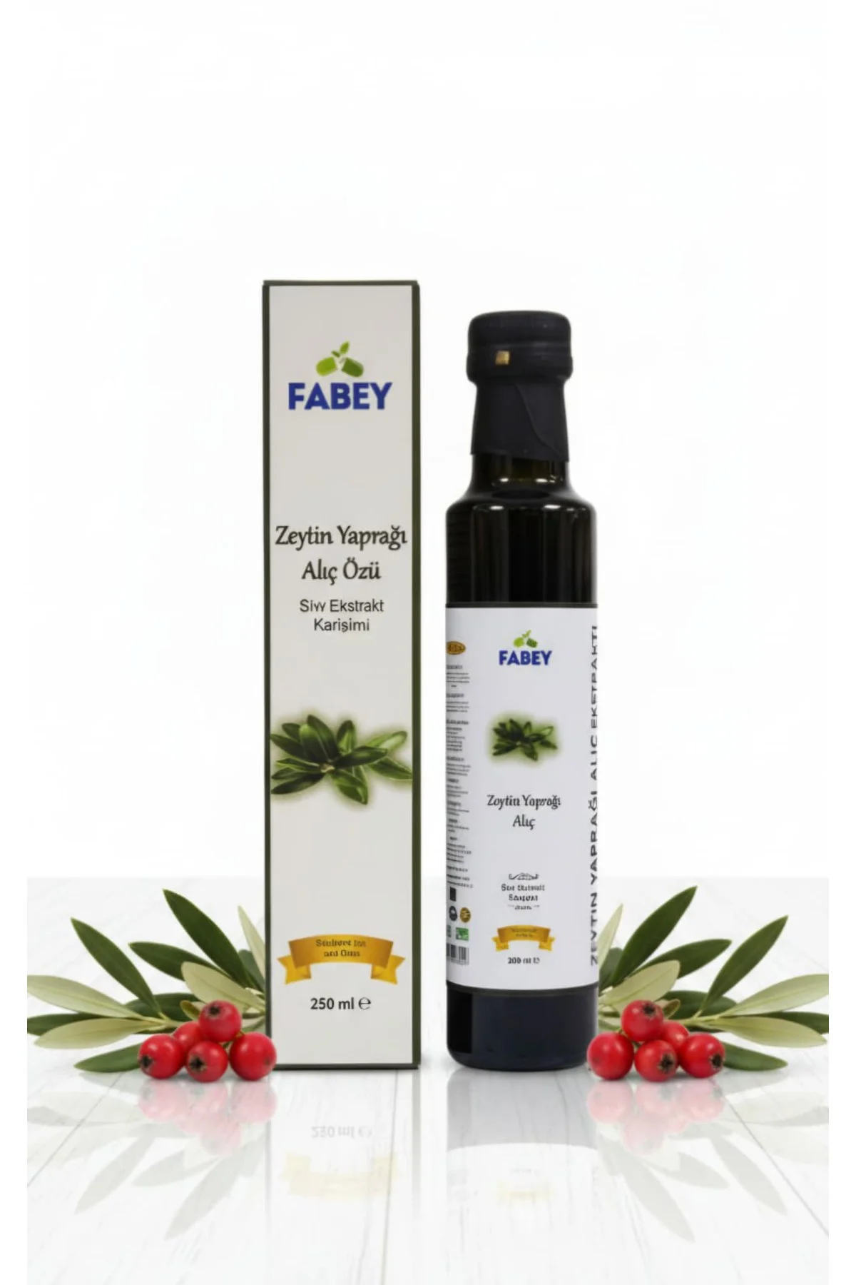 Zeytin Yaprağı & Alıç Özü Sıvı Ekstrakt Karışımı 250ml