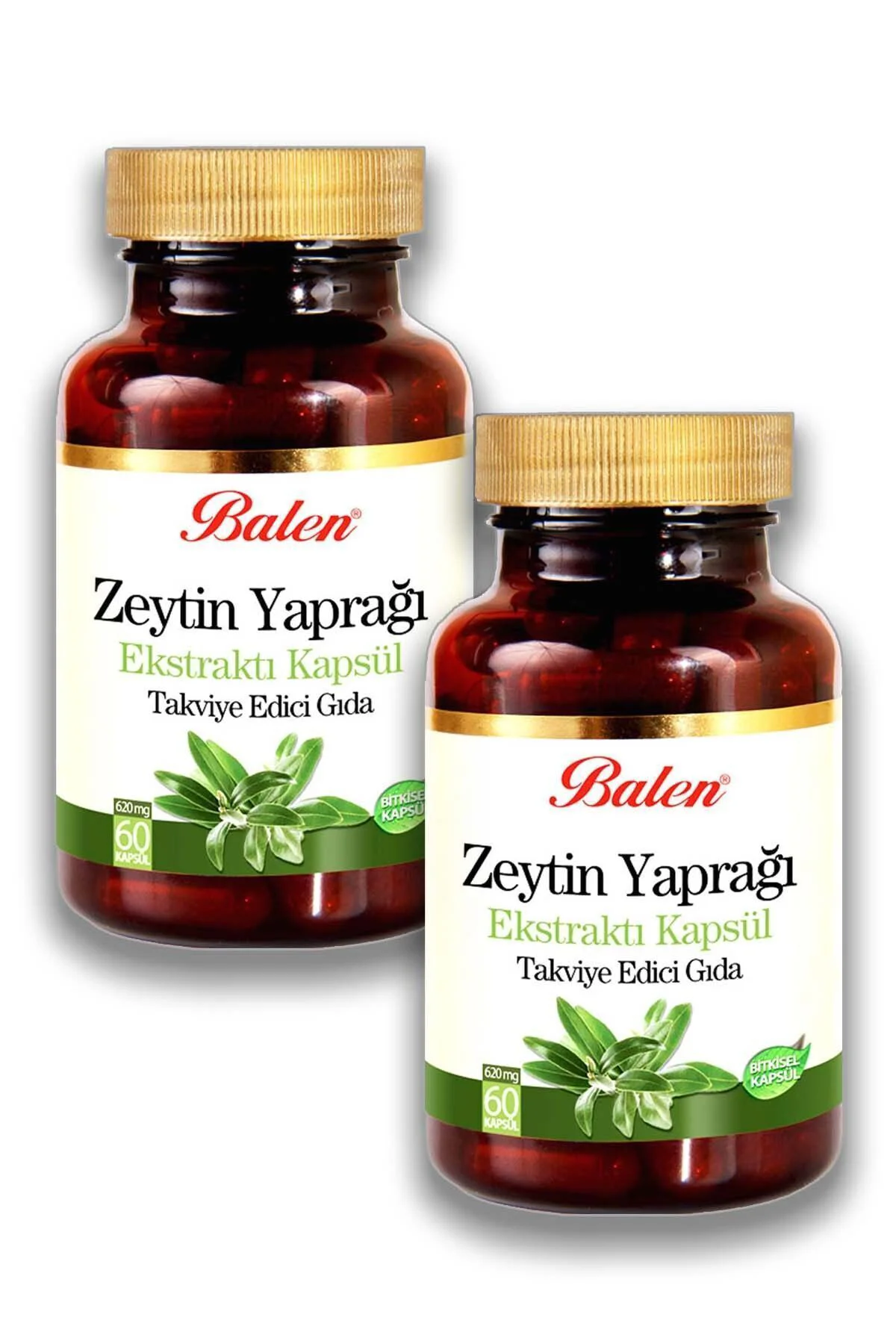 Zeytin Yaprağı Ekstraktı 620 Mg 60 Kapsül X 2 Adet