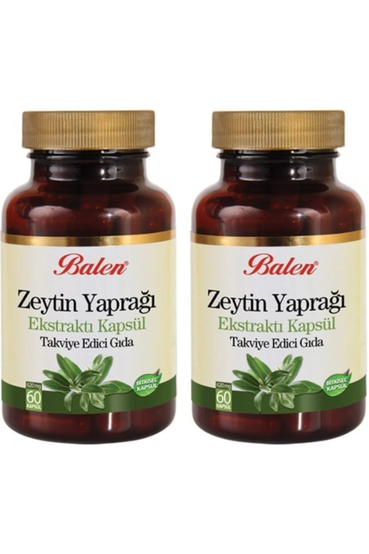 Zeytin Yaprağı Ekstrat Kapsül 620mg*60 - 2 Adet