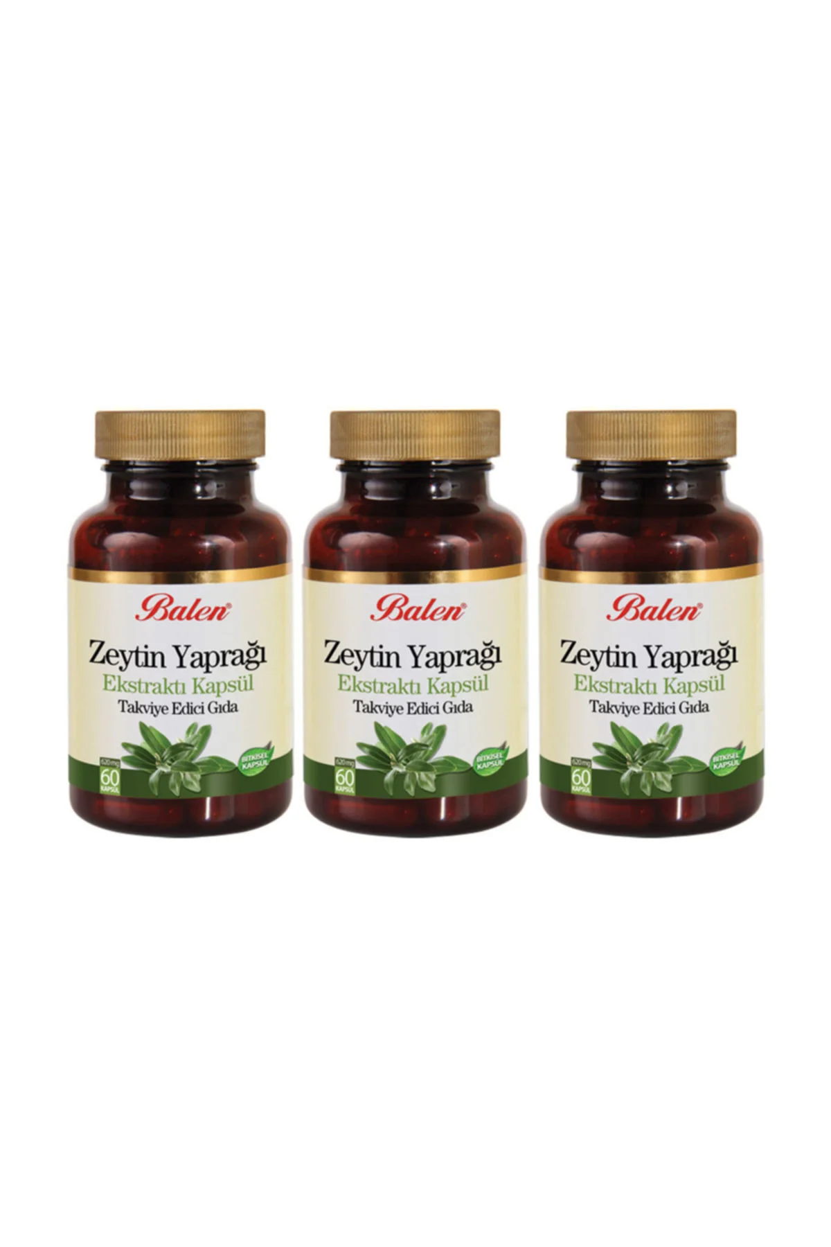 Zeytin Yaprağı Ekstraktı 60 Kapsül X 3 Adet
