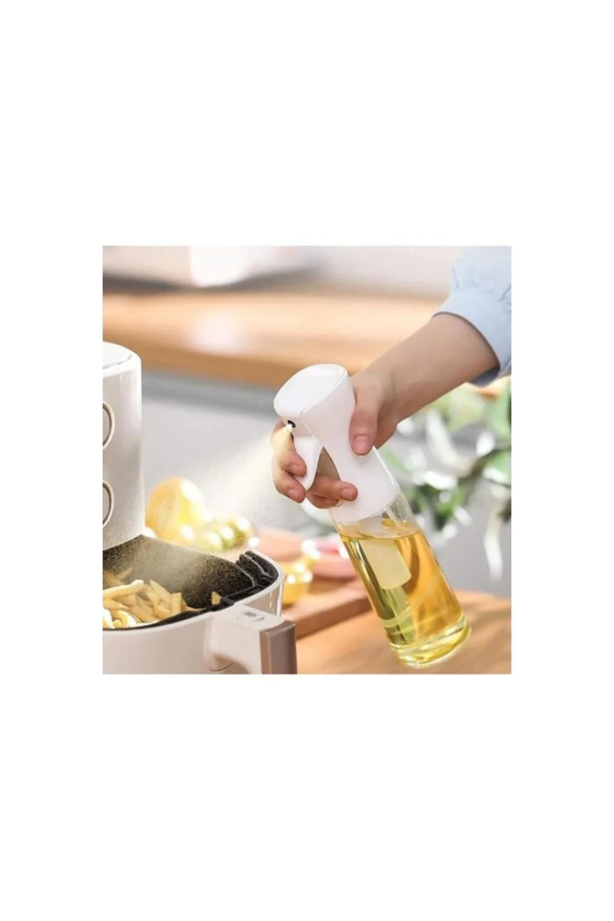 Zeytinyağı Limon Cam Sprey Şişesi Cam Yağ Püskürtücü Yağdanlık Ai