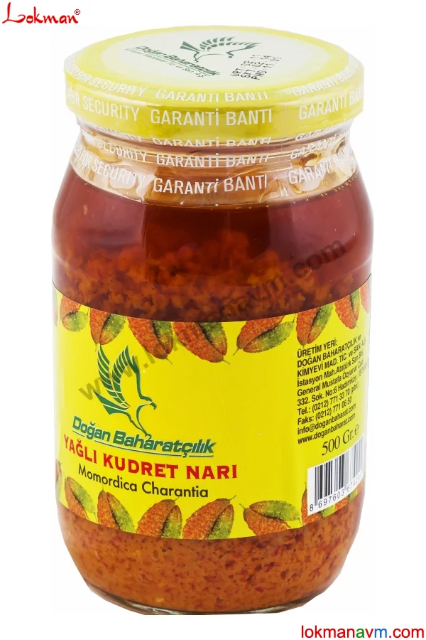 Zeytinyağlı Kudret Narı Cam Kanoz 500 Gr